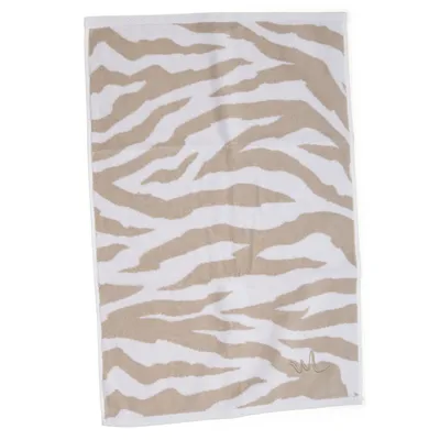 Handduk (Towel Zebra, Light Beige) från Wilma & Louise