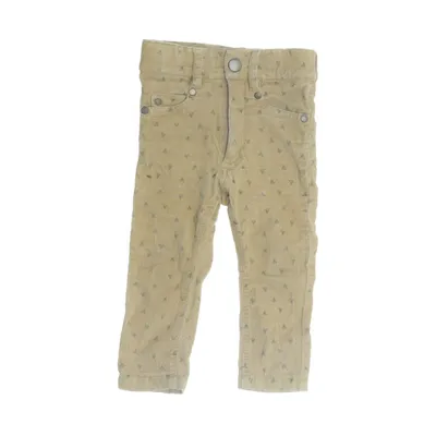 Corduroy broek (Geel) van Ammehoela Viscose, Elastaan, Katoen