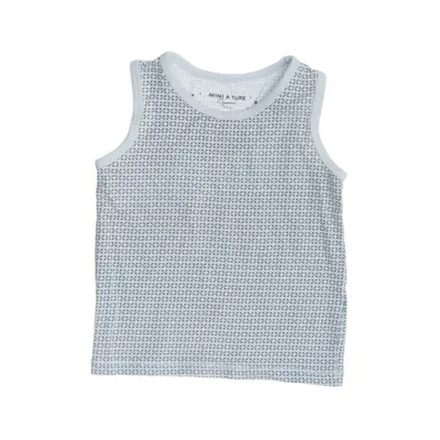 Tanktop  (Blå, Flerfarvet) fra Mini a Ture Elastan, Bomuld