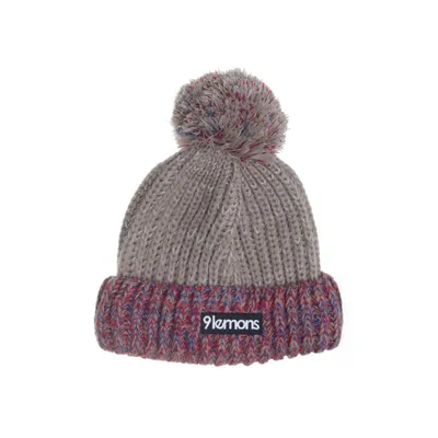 Pompon muts (Beige, Meerkleurig) van 9 lemons