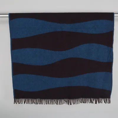 Filt (Blå, Brun) från Klippan