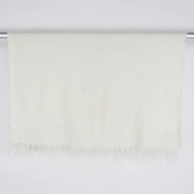 Filt (Vit) från H&M Home Akryl, Polyester, Ull