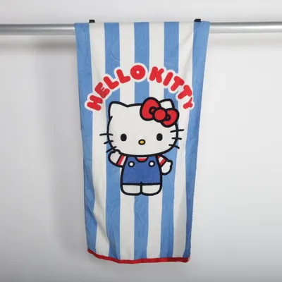 Strandhandduk (Blå, Vit, Röd) från H&M Home Bomull