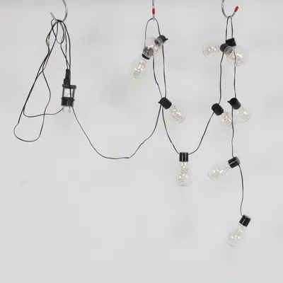 String lights (Transparent, Black) from Mio
