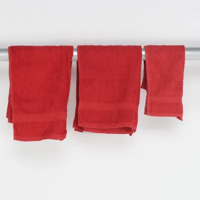 Serviette (Rouge) de Queen Anne Coton