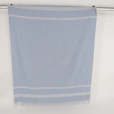 Filt (Blå, Vit) från Lexington