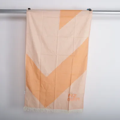 Handduk (Orange, Beige) från Piz Buin Bomull