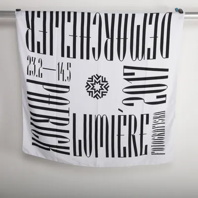 Scarf (Vit, Svart)