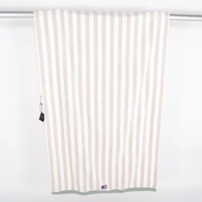 Badlakan (Block Striped Cotton Terry Beach Towel) från Lexington Bomull
