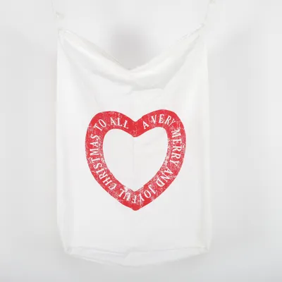 Juldekoration (Tomtesäck, 60x80 cm, 100% bomull, Julsäck, Julklappssäck, Christmas Sack, Christmas Gift Bag) från H&M Home