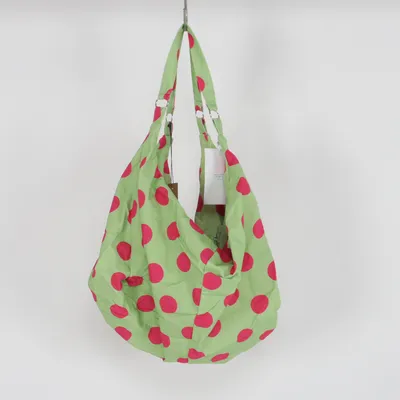 Axelremsväska (Grön, Rosa) från Susmie's Bomull