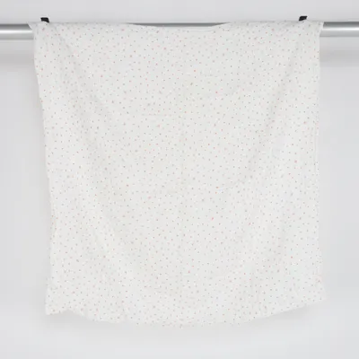 Babyfilt (Vit, Orange) från Stokke Bomull