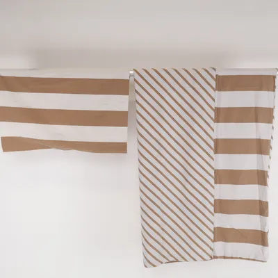 Påslakan (Brun, Vit) från H&M Home Bomull