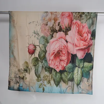 Shower curtain (Beige, Pink, Green)