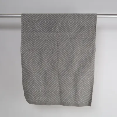 Tapis tissé (Gris, Blanc) de H&M Coton