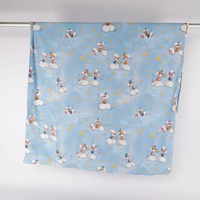 Dekbedovertrek (Blauw, Meerkleurig) van Diddl Katoen