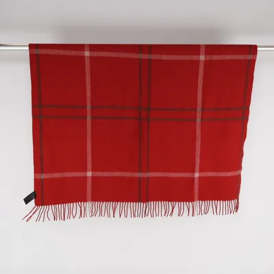 Plaid (Red) from Tommy Hilfiger Polyester, Wool