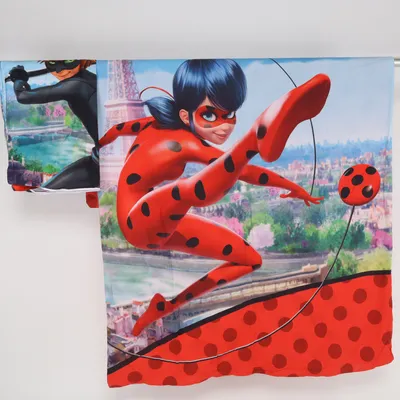 Bäddset (Röd, Blå, Flerfärgad) från Miraculous Bomull