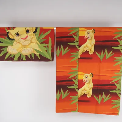 Bed set (Red, Yellow, Orange) from Disney