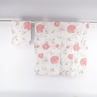 Påslakan (Vit, Rosa, Grå) från Janine Bomull