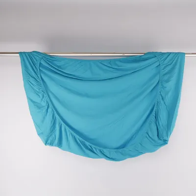 Hoeslaken (Blauw) van Herdins Katoen