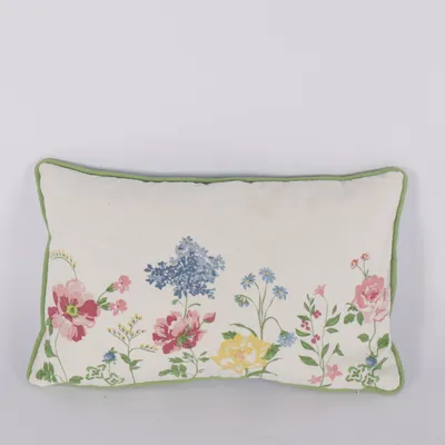 Cushion (White, Multicolored) from Greengate