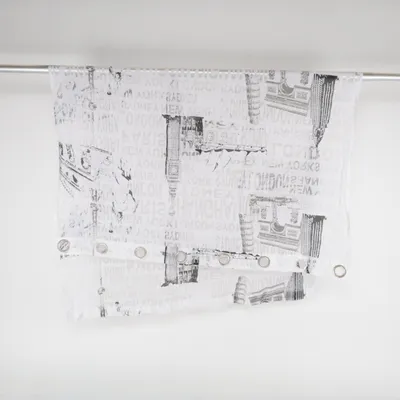 Eyelet curtain (White, Black)