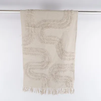 Tapis tissé (Beige) de Home Creation Coton