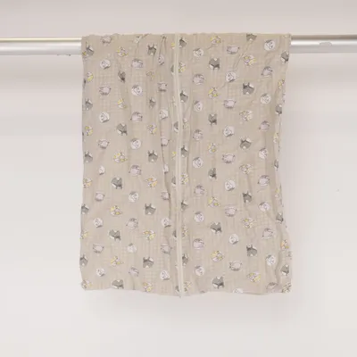 Swaddle sack (Beige, Multicolored) from Pusblu Cotton