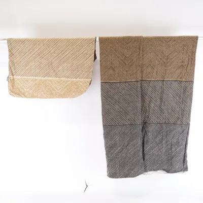 Bed set (Brown, Gray) from Irisette Cotton