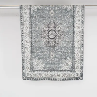 Oriental carpet (Gray, White) from Home Deco Polyester