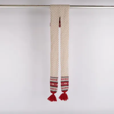 Hat (White, Red, Gray) from Natural Style Wool