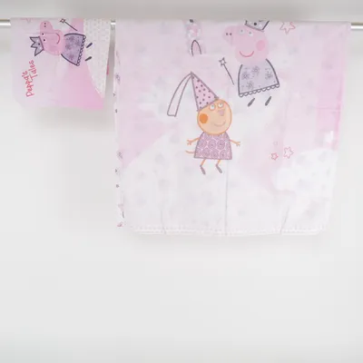Sengesæt (Pink, Hvid, Flerfarvet) fra Peppa Pig Bomuld