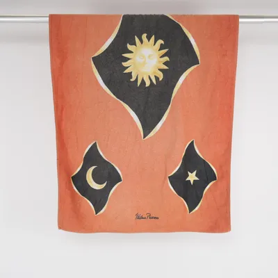 Beach towel (Brown, Black, Yellow) from Paloma Picasso Cotton