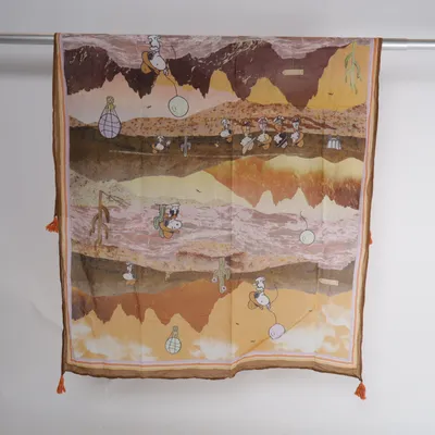 Beach towel (Brown, Multicolored) from CODELLO x PEANUTS