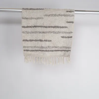 Short pile rug (White, Gray)