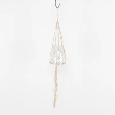 Hanging flower pot (Beige)