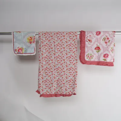 Parure de lit (Rouge, Multicolore) de Pip Bed & Bath Coton