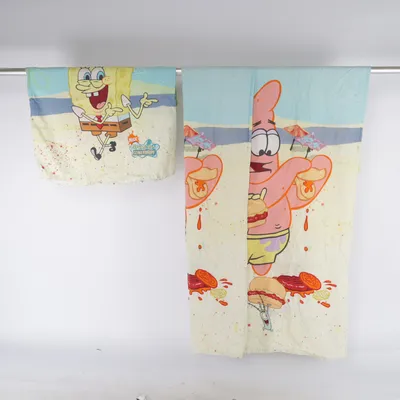 Bed set (White, Multicolored) from Herding Cotton