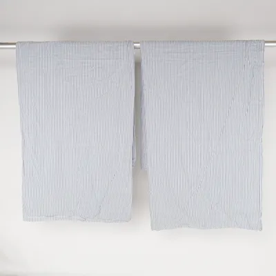 Housse de couette (Bleu, Blanc) de IKEA Coton