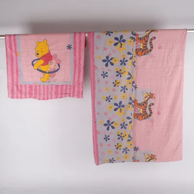 Parure de lit (Rose, Bleu, Jaune) de Herding Coton