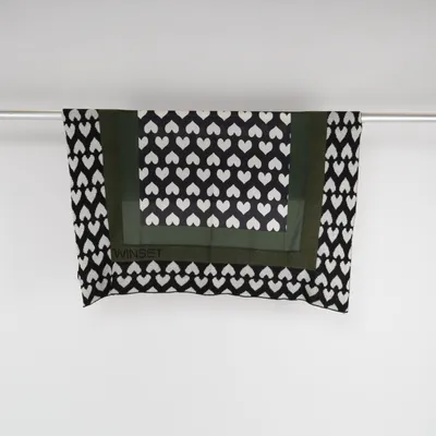 Blanket (Black, White, Green) from Twin-Set