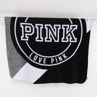 Tæpppe (Grå, Sort, Hvid) fra Pink Victoria's Secret Polyester