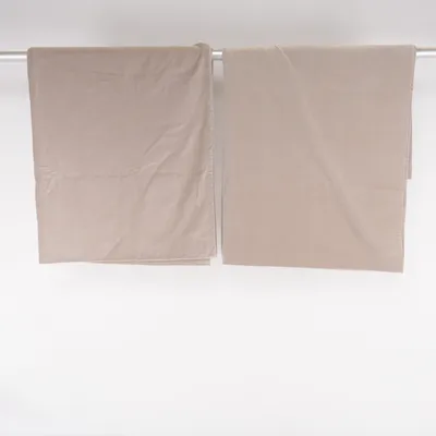 Mørklægningsgardin (Beige) fra H&M Home Bomuld