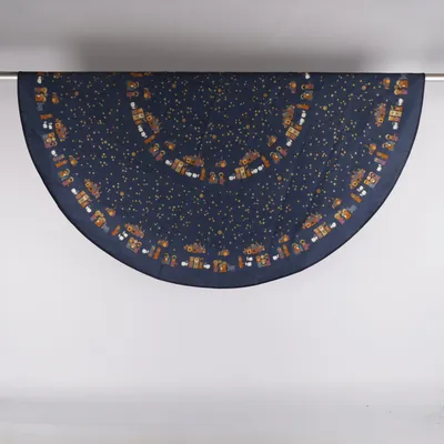 Weihnachtsbaumunterlage (Blau, Gelb) von Södahl Baumwolle