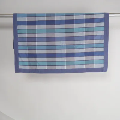Tablecloth (Blue, Gray, Green) from Linum Cotton
