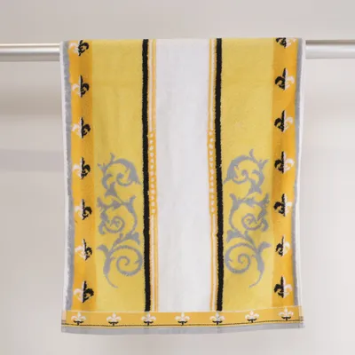 Badhanddoek (Grijs, Geel, Wit, Zwart) van Cawo
