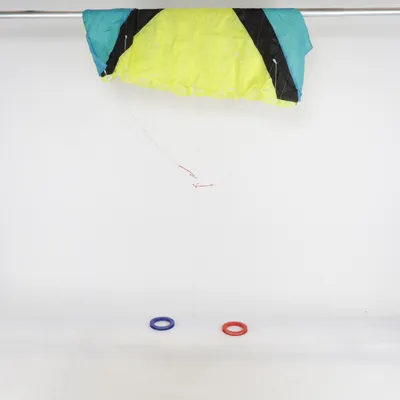 Vlieger (Geel, Blauw, Zwart, Rood, Groen, Meerkleurig) van Vintage