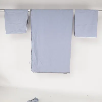 Bed set (Gray, Blue) from Meradiso Cotton