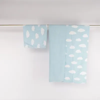 Dekbedset (Blauw, Wit) van Novitesse Katoen